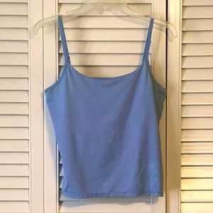 Bra Top with Adjustable Straps - baby blue